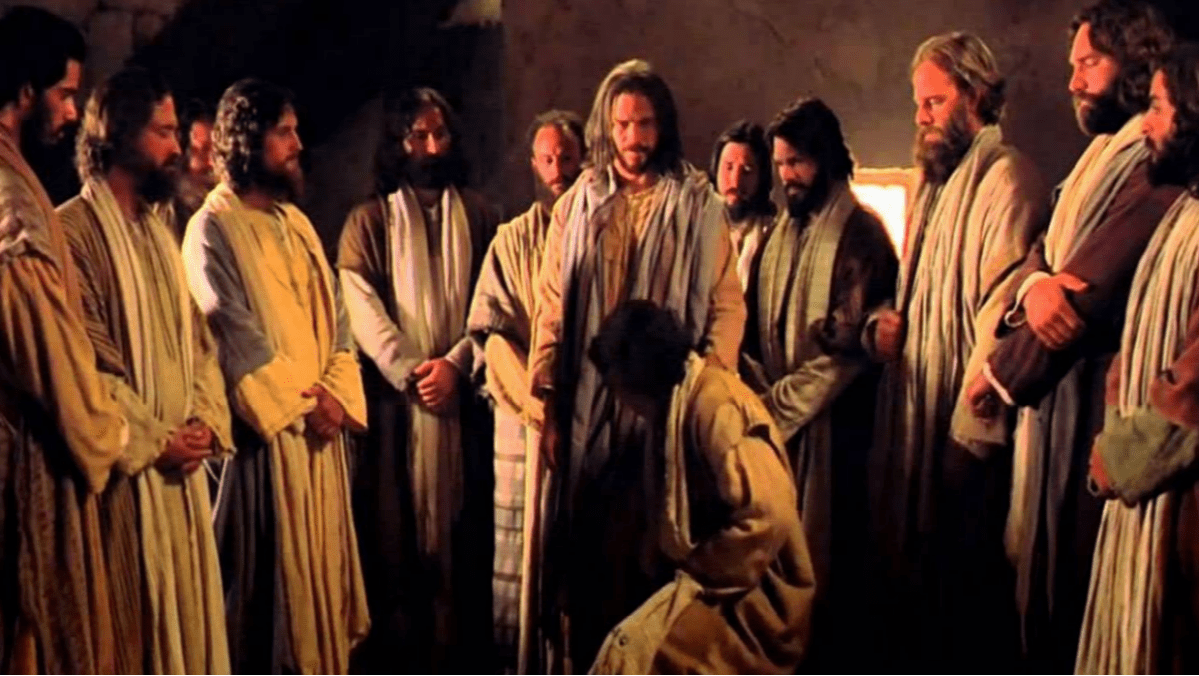 Jesus com os apóstolos