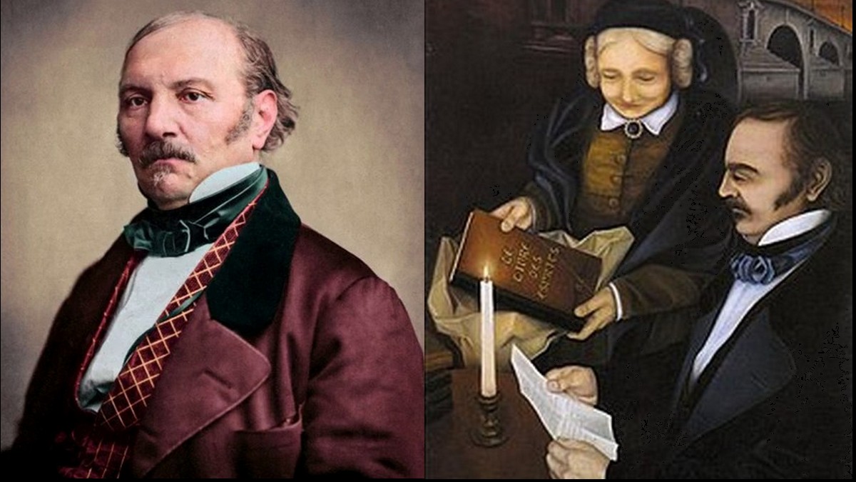 Allan Kardec e sua esposa Amelie Boudet