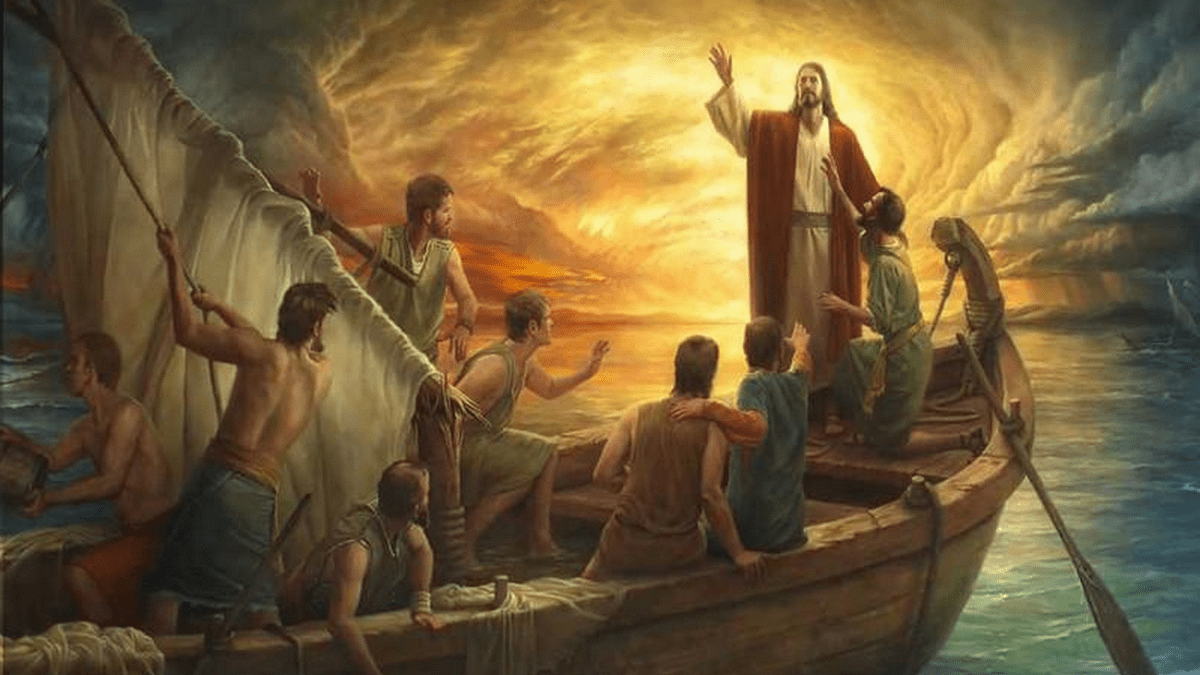 Jesus acalma a tempestade